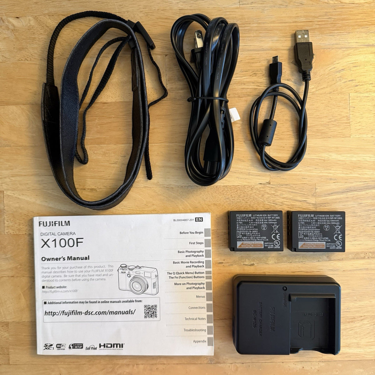 Fujifilm X100F 24.3 MP Black APS-C Digital Camera w/23mm f2 Lens 73W03054 +More