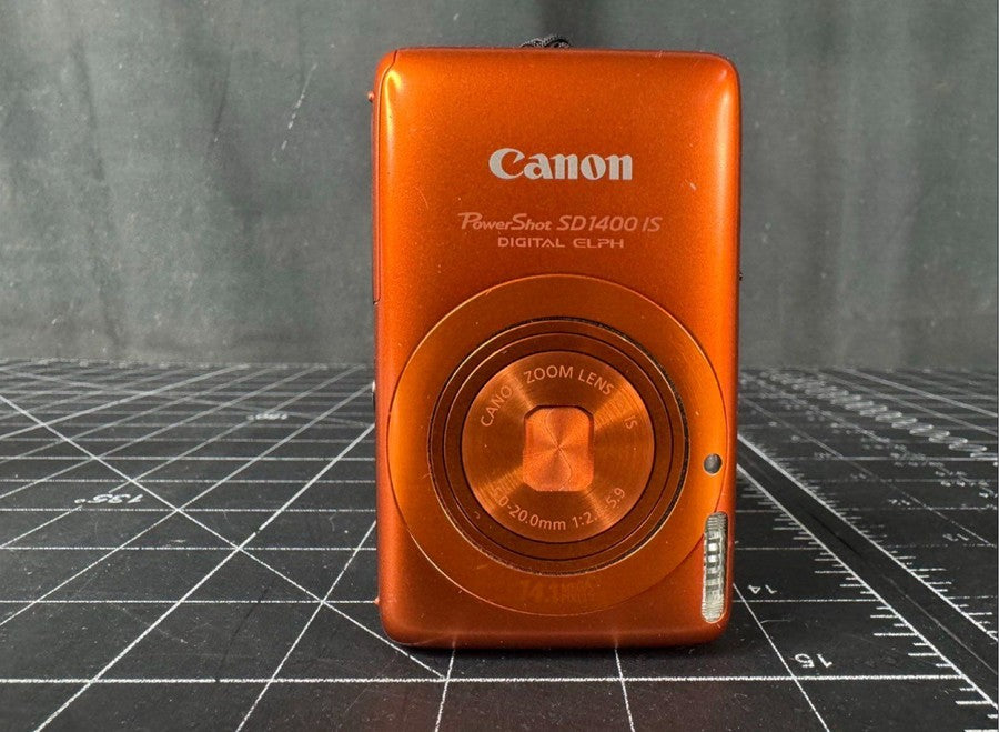 Canon PowerShot SD1400 IS Orange 14.1MP 4x Zoom Compact Digital Camera
