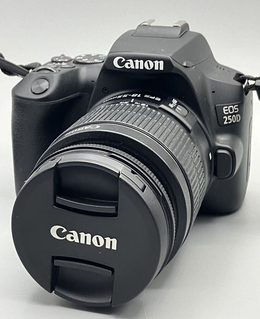 Canon EOS 250D/ Rebel SL3 24.1MP Digital SLR Camera with 18-55mm f/4-5.6 IS STM Lens