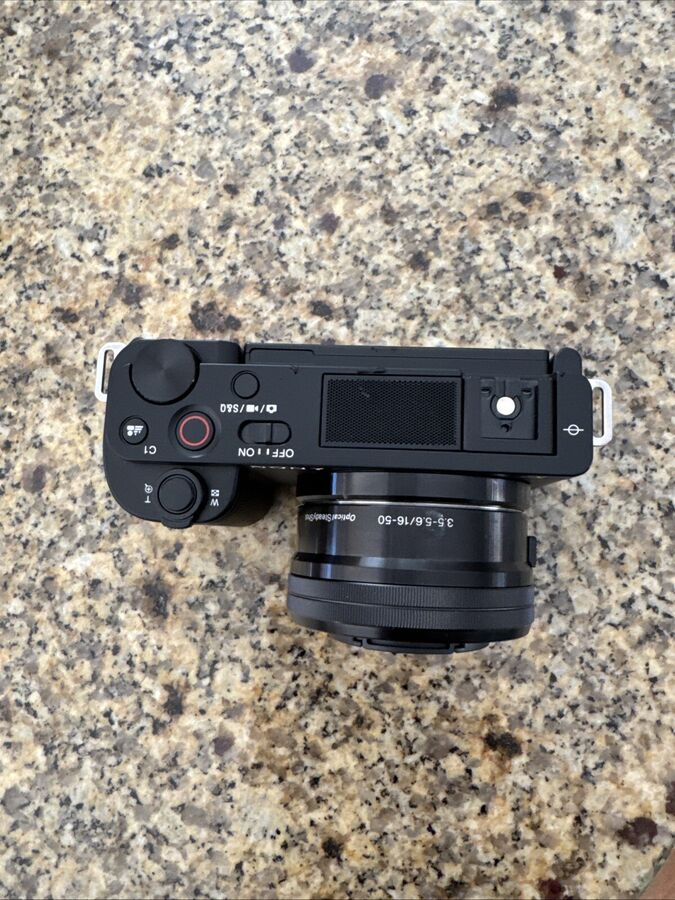 Sony ZV-E10 Mirrorless Camera with 16-50mm Lens (Black)