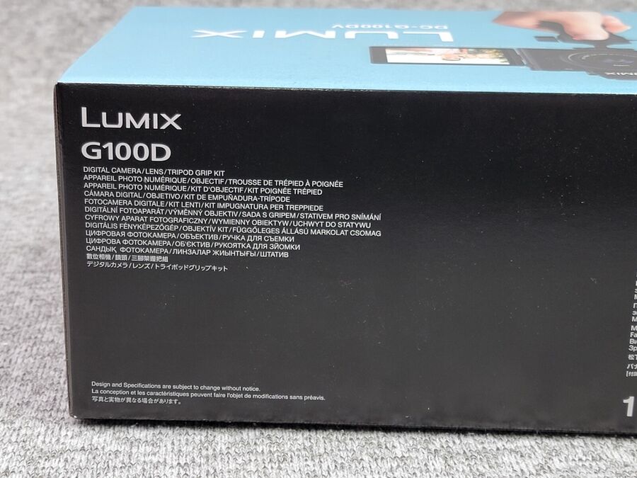 Panasonic LUMIX G100 4k Mirrorless Camera, Micro Four Thirds, 12-32mm Lens, Grip
