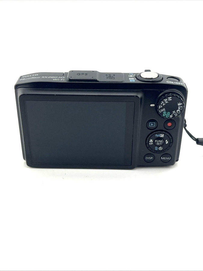 Canon PowerShot SX280 HS Digital Camera Black 20x Zoom 12.1MP