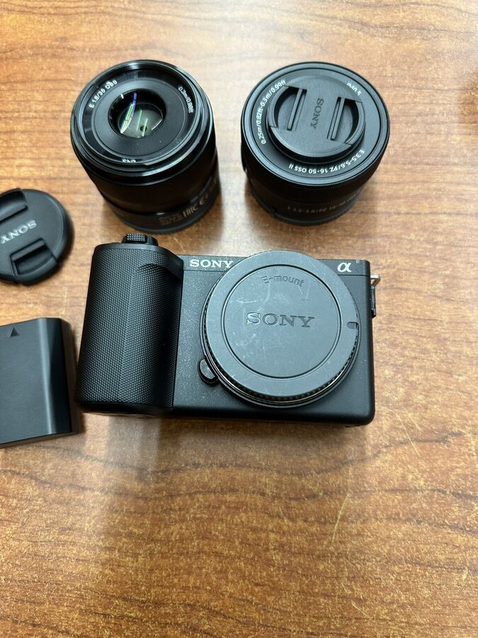 Sony Alpha ZV-E10 II Mirrorless Camera with SEL35F18 35mm & SELP16502 16-50mm Lens