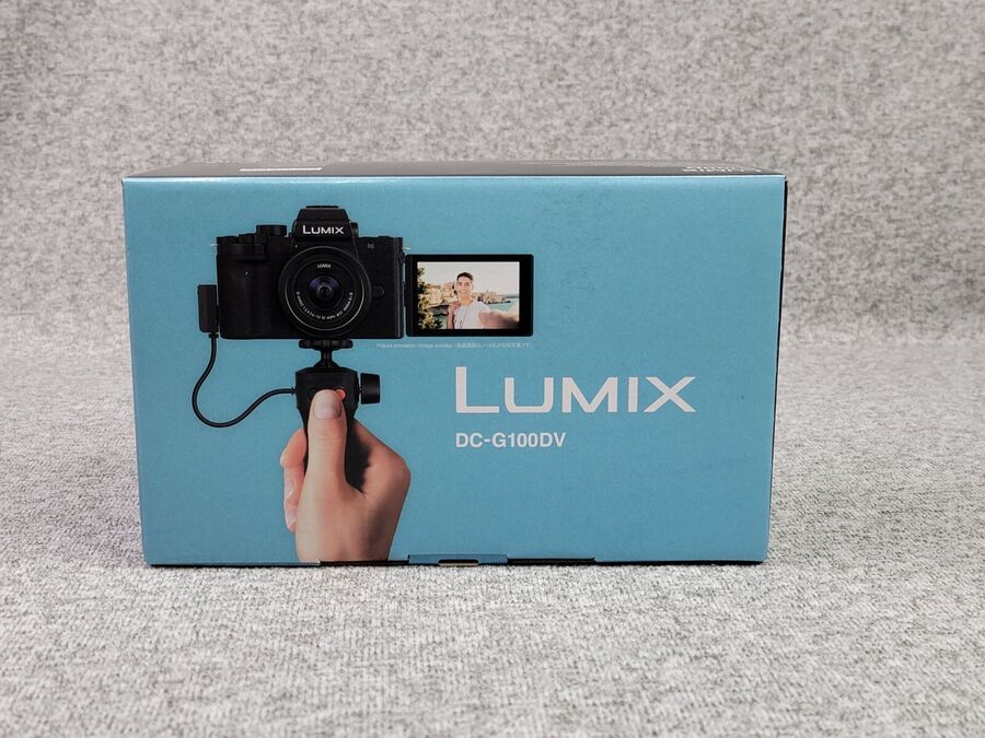 Panasonic LUMIX G100 4k Mirrorless Camera, Micro Four Thirds, 12-32mm Lens, Grip